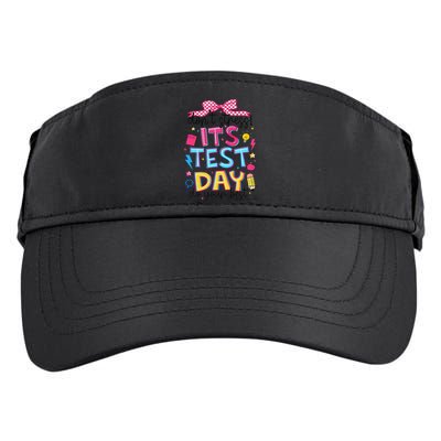 Dont Stress Pencil Coquette Bow Rock The Test Testing Day Adult Drive Performance Visor