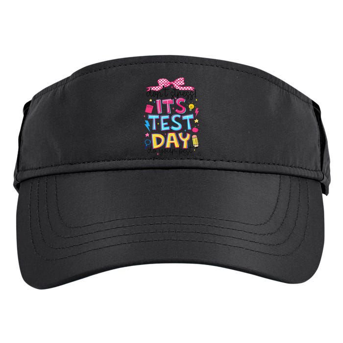Dont Stress Pencil Coquette Bow Rock The Test Testing Day Adult Drive Performance Visor