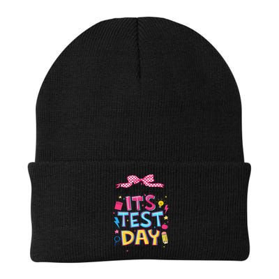 Dont Stress Pencil Coquette Bow Rock The Test Testing Day Beanie