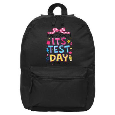 Dont Stress Pencil Coquette Bow Rock The Test Testing Day 16 in Basic Backpack
