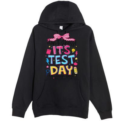 Dont Stress Pencil Coquette Bow Rock The Test Testing Day Premium Pullover Hoodie