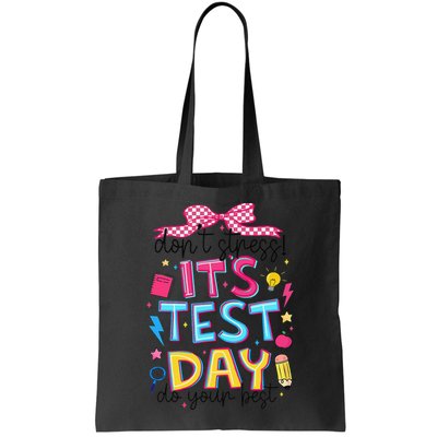 Dont Stress Pencil Coquette Bow Rock The Test Testing Day Bag