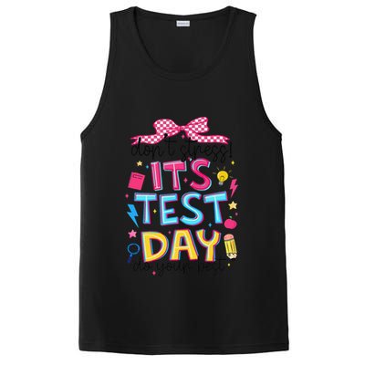 Dont Stress Pencil Coquette Bow Rock The Test Testing Day PosiCharge Competitor Tank