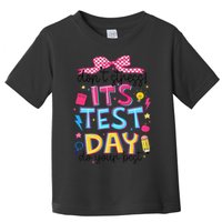 Dont Stress Pencil Coquette Bow Rock The Test Testing Day Toddler T-Shirt