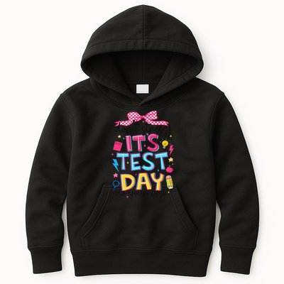 Dont Stress Pencil Coquette Bow Rock The Test Testing Day Kids Hoodie