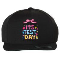 Dont Stress Pencil Coquette Bow Rock The Test Testing Day Wool Snapback Cap