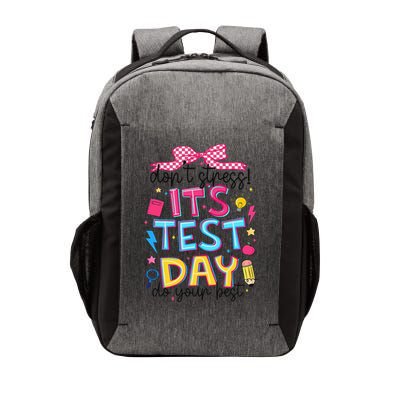 Dont Stress Pencil Coquette Bow Rock The Test Testing Day Vector Backpack