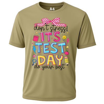 Dont Stress Pencil Coquette Bow Rock The Test Testing Day Performance Shirt