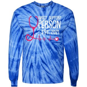 Direct Support Professional Cool Dsp Student Graduation Gift Great Gift Tie-Dye Long Sleeve Shirt