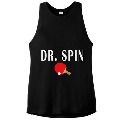 Dr. Spin Ping Pong Table Tennis Ladies PosiCharge Tri-Blend Wicking Tank