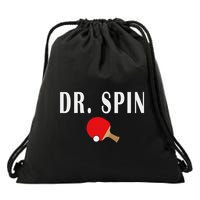 Dr. Spin Ping Pong Table Tennis Drawstring Bag
