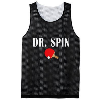 Dr. Spin Ping Pong Table Tennis Mesh Reversible Basketball Jersey Tank