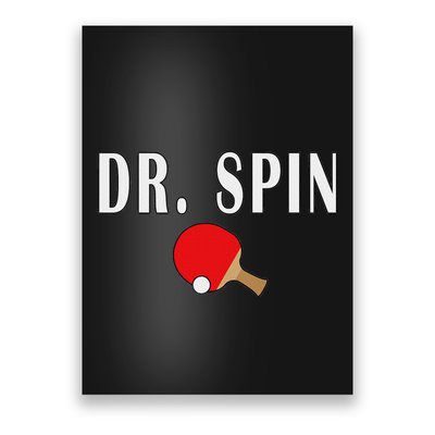 Dr. Spin Ping Pong Table Tennis Poster