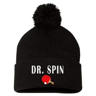 Dr. Spin Ping Pong Table Tennis Pom Pom 12in Knit Beanie