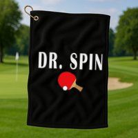 Dr. Spin Ping Pong Table Tennis Golf Towel
