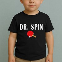 Dr. Spin Ping Pong Table Tennis Toddler T-Shirt