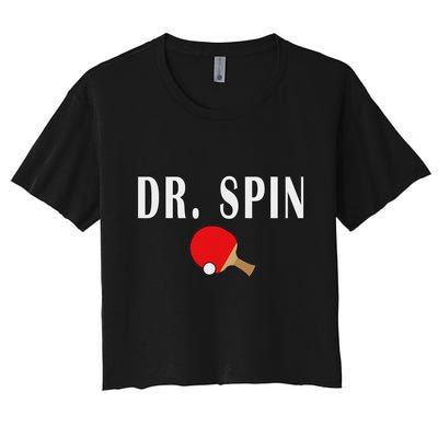 Dr. Spin Ping Pong Table Tennis Crop Top