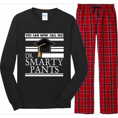 Dr Smarty Pants Phd Doctoral Medical Student Meaningful Gift Long Sleeve Pajama Set