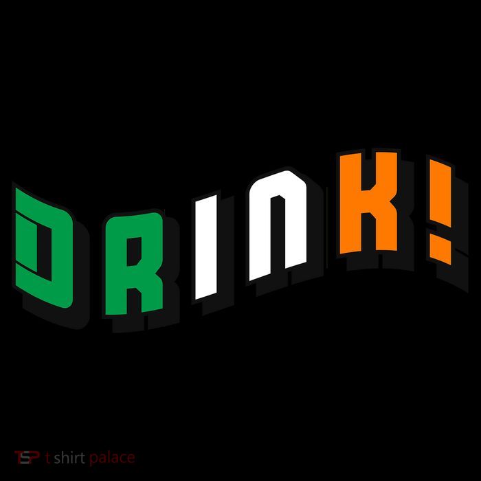 Drink St Patricks' Day High Crown Mesh Back Trucker Hat