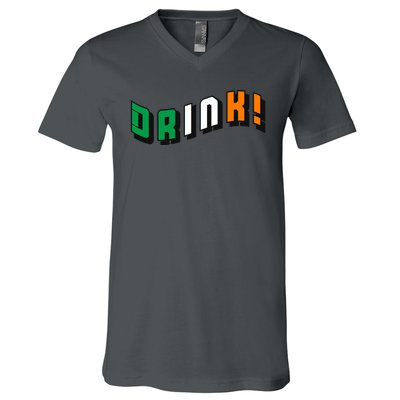 Drink St Patricks' Day V-Neck T-Shirt