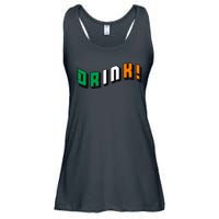 Drink St Patricks' Day Ladies Essential Flowy Tank