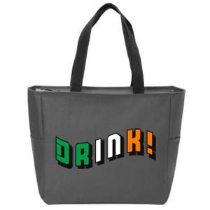 Drink St Patricks' Day Zip Tote Bag