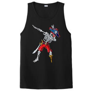 Dabbing Skeleton Pirate Halloween Funny Gift PosiCharge Competitor Tank