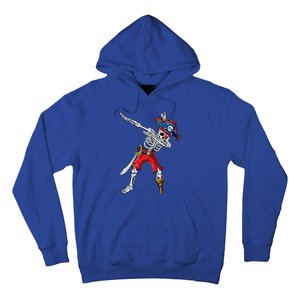 Dabbing Skeleton Pirate Halloween Funny Gift Hoodie