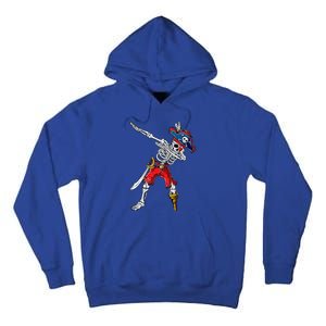 Dabbing Skeleton Pirate Halloween Funny Gift Tall Hoodie