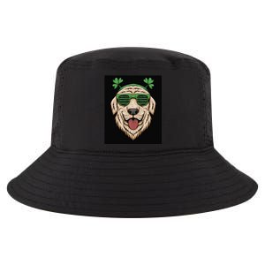 Dog Saint Patrick Day Labrador Retriever Eyeglasses St Patty Cool Comfort Performance Bucket Hat