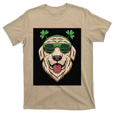 Dog Saint Patrick Day Labrador Retriever Eyeglasses St Patty T-Shirt