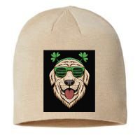 Dog Saint Patrick Day Labrador Retriever Eyeglasses St Patty Sustainable Beanie