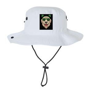 Dog Saint Patrick Day Labrador Retriever Eyeglasses St Patty Legacy Cool Fit Booney Bucket Hat