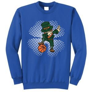 Dabbing St Patricks Day Basketball Leprechaun And Gift Sweatshirt