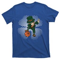 Dabbing St Patricks Day Basketball Leprechaun And Gift T-Shirt