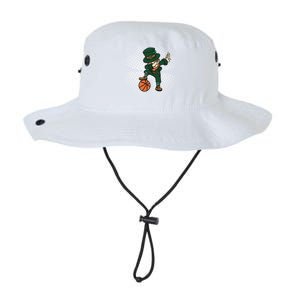 Dabbing St Patricks Day Basketball Leprechaun And Gift Legacy Cool Fit Booney Bucket Hat