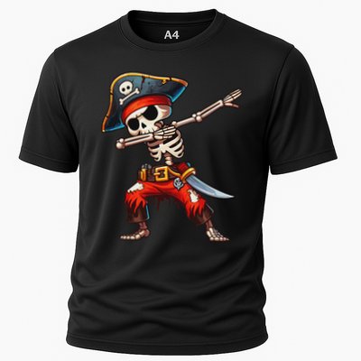 Dabbing Skeleton Pirate Halloween Pirate Performance Shirt