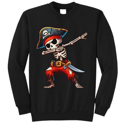 Dabbing Skeleton Pirate Halloween Pirate Sweatshirt