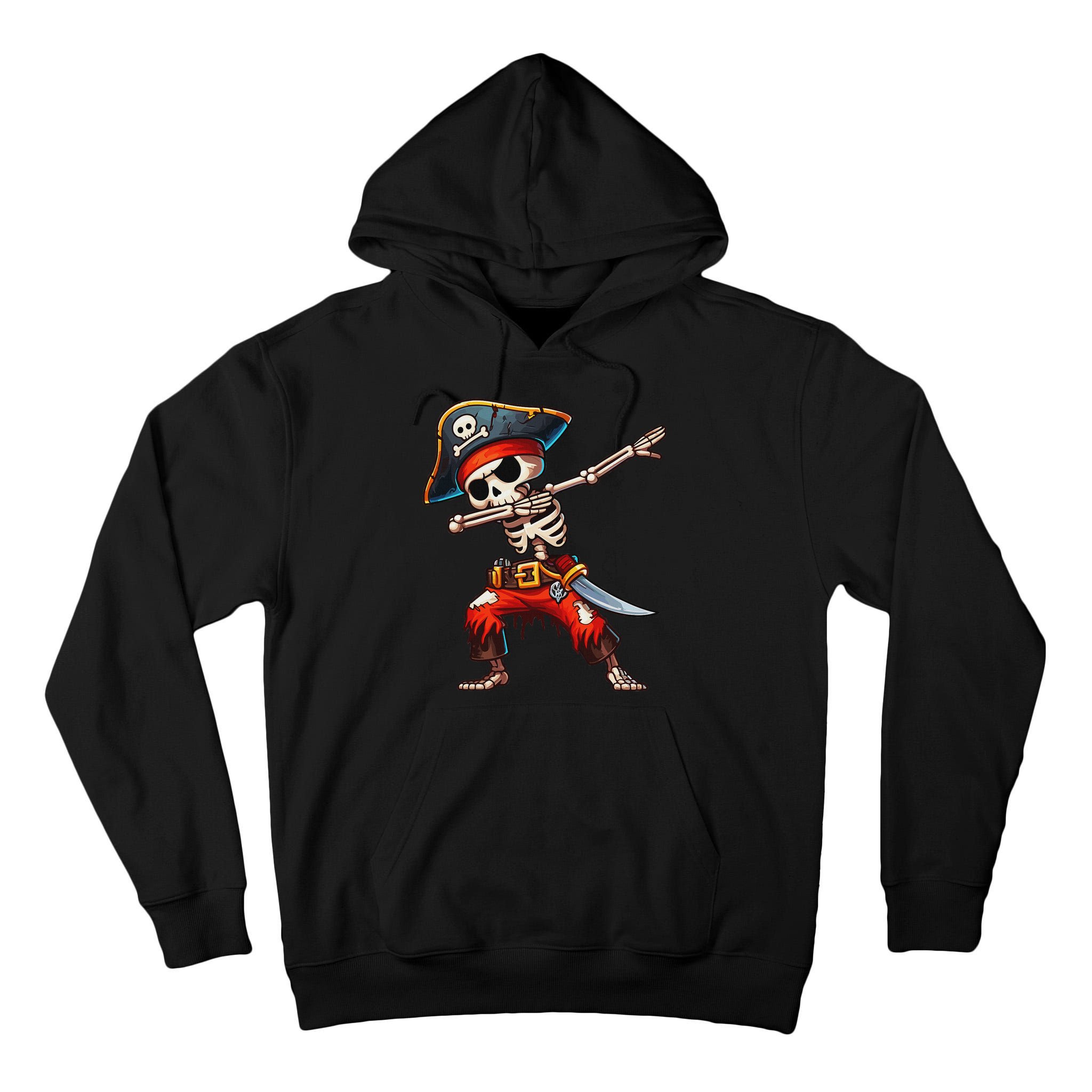 Dabbing Skeleton Pirate Halloween Pirate Tall Hoodie