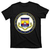 Double Sided Panama Canal Seal Panama Canal T-Shirt