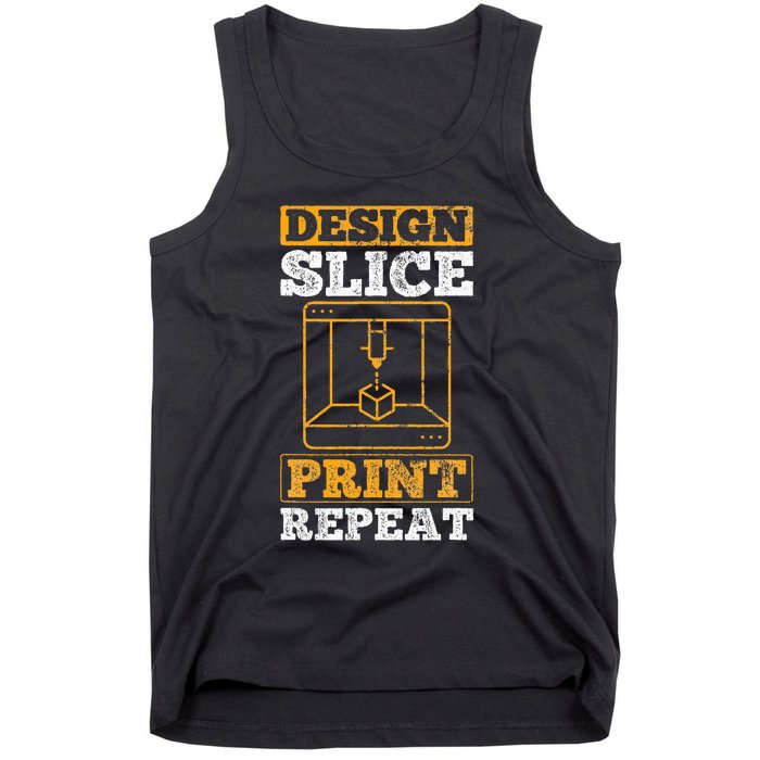 Design Slice Print Repeat 3D Printer 3D Printing Tank Top