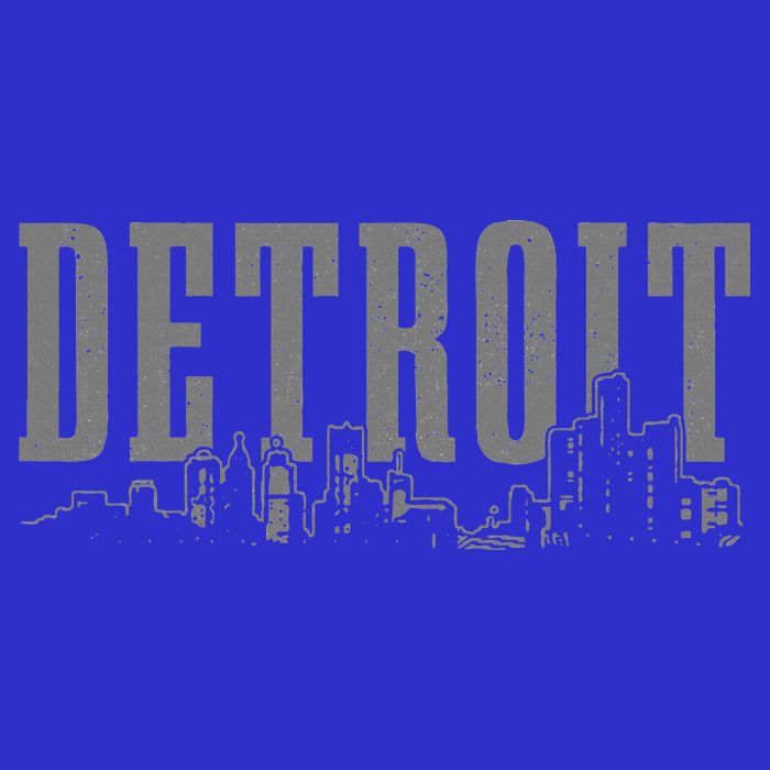Detroit Skyline Pride Vintage Detroit Michigan Toddler T-Shirt