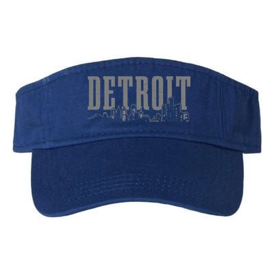 Detroit Skyline Pride Vintage Detroit Michigan Visor