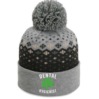 Dental St Patricks Day Shamrock Dental Hygienist Dentist Gift The Baniff Cuffed Pom Beanie