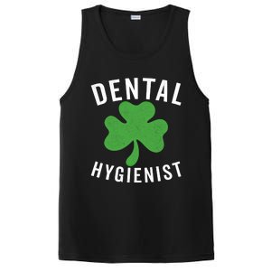 Dental St Patricks Day Shamrock Dental Hygienist Dentist Gift PosiCharge Competitor Tank