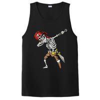 Dabbing Skeleton Pirate Halloween Jolly Roger Pirate PosiCharge Competitor Tank