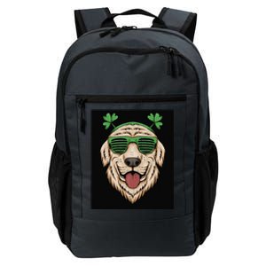 Dog Saint Patrick Day Labrador Retriever Eyeglasses St Patty Daily Commute Backpack