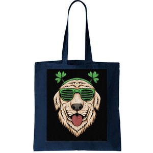 Dog Saint Patrick Day Labrador Retriever Eyeglasses St Patty Tote Bag