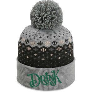 Drink St Patricks Day Festive The Baniff Cuffed Pom Beanie