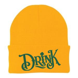 Drink St Patricks Day Festive Knit Cap Winter Beanie